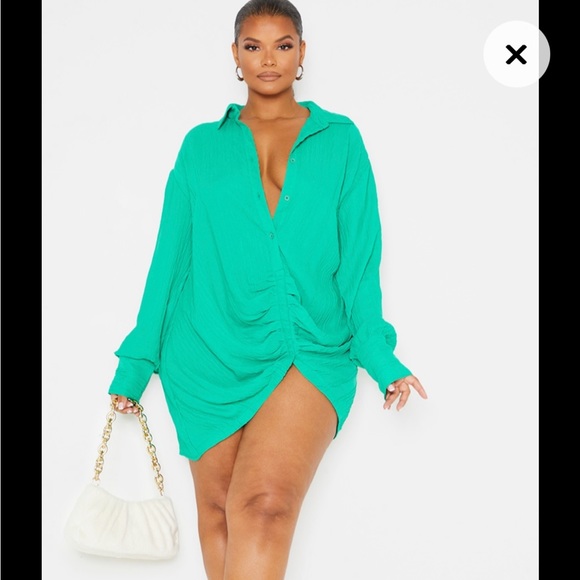 BRAND NEW GREEN DRESS - Picture 2 of 2